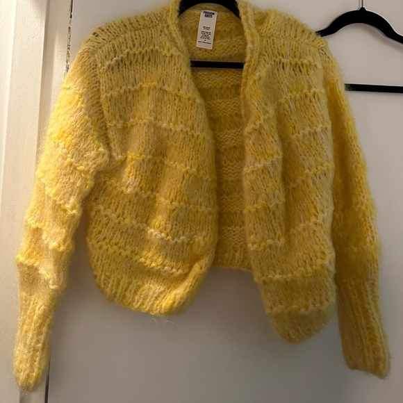 NWOT Frisson Knits Cardigan Sweater Mohair Size Small - Picture 3 of 3